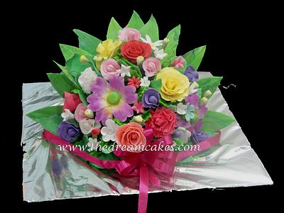 floral Bouquet - Cake by Ashwini Sarabhai