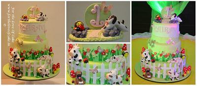 The tale of a beautiful garden - Cake by FLOC