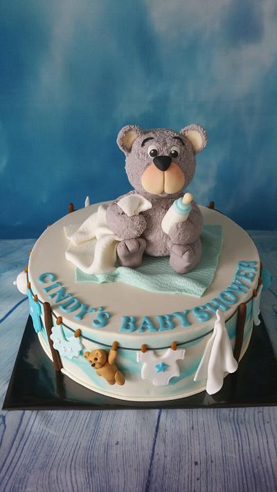  Babyshower boy - Cake by Claudia Kapers Capri Cakes
