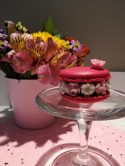 Flower macaron - Cake by My Magic Cakes 