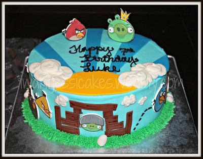 Angry Birds cake - Cake by Jessica Chase Avila