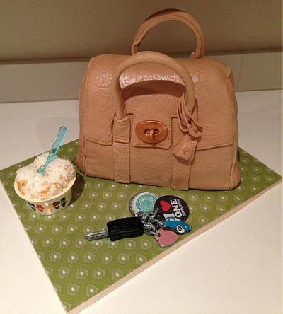 Mulberry bag  - Cake by Shirley Jones 