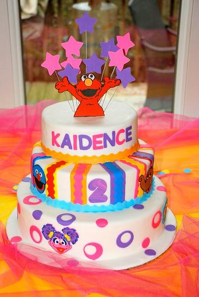 Kaidence's 2nd Birthday Cake - Cake by pastrychefjodi