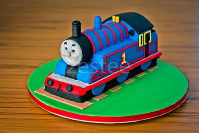 Thomas the Tank Engine - Cake by Rachel