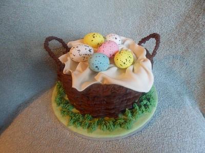Easter Basket Cake - Cake by Rebecca Kenny