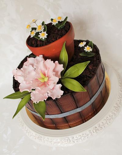 Another variation on the theme garden - Cake by Kateřina Lončáková