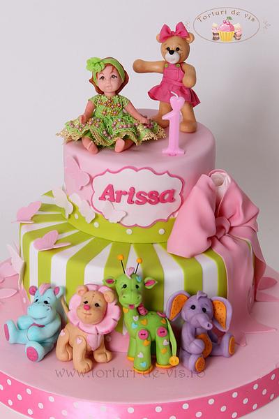 Arissa and her toys - Cake by Viorica Dinu