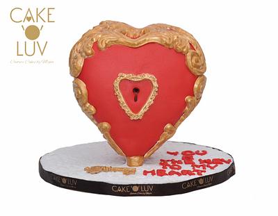 Key to my heart - Cake by Cake O'Luv - megha