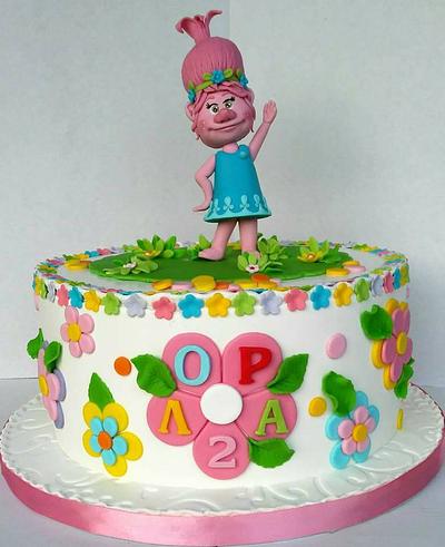  Poppy the troll - Cake by Dari Karafizieva