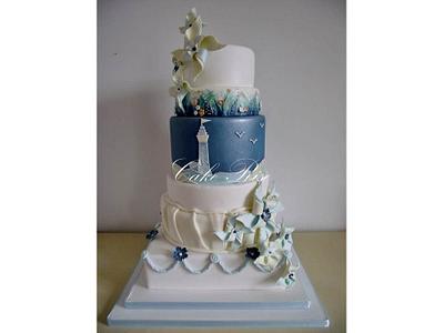 Pinwheel competition cake - Cake by Karina Leonard