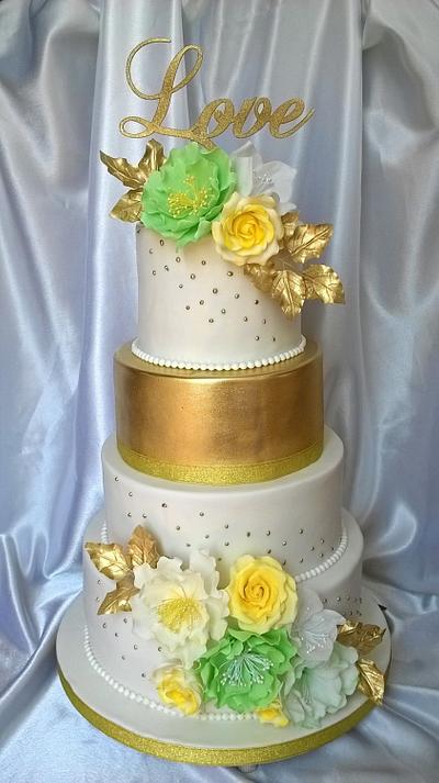 Wedding cake - Cake by Nada
