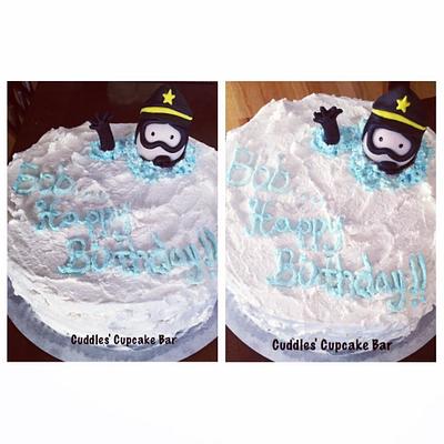 Scuba Pilot - Cake by Cuddles' Cupcake Bar