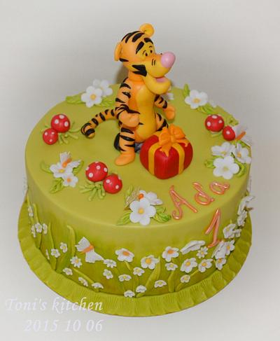 Cake with favorite tiger - Cake by Cakes by Toni