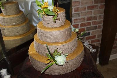 Tree Wedding Cake - Cake by Covered In Sugar