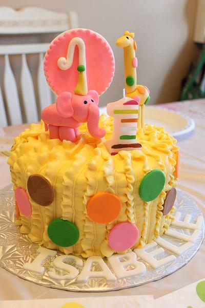 Circus Animal cake - Cake by The Cakery 