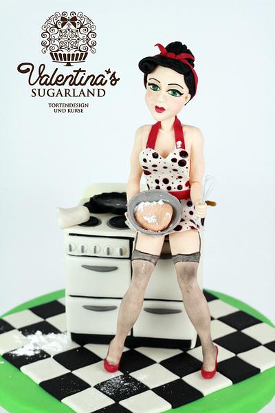 PinUp in the Kitchen - Cake by Valentina's Sugarland