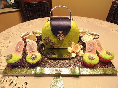 Birthday Girl & her purse & shoes - Cake by Fun Fiesta Cakes  