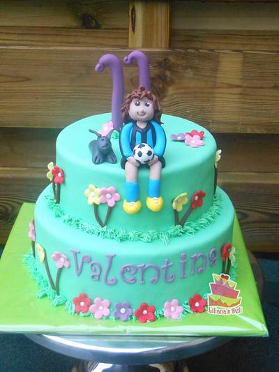 Football cake - Cake by Liliana Vega