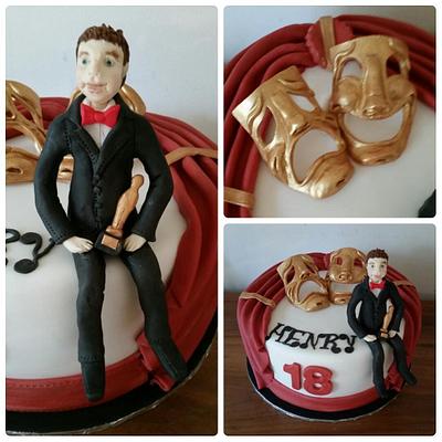 Theatre/actor cake - Cake by Stacys cakes