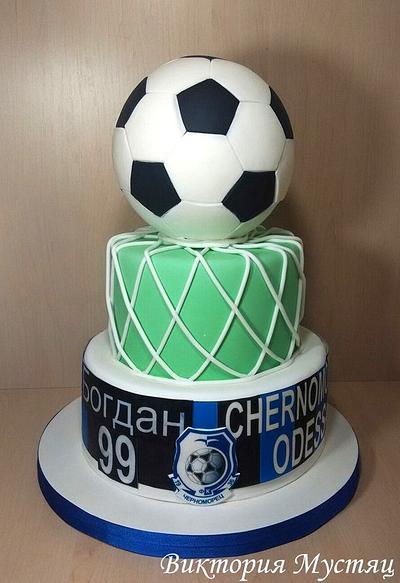 football cake - Cake by Victoria
