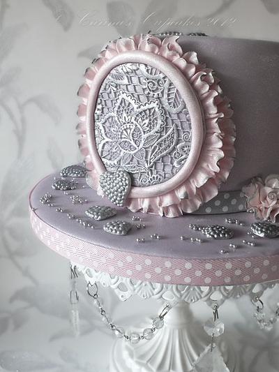 Lace-Tastic Lace  - Cake by Carina bentley