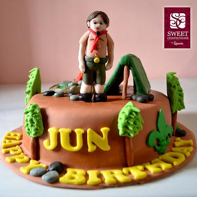 Boy Scout Theme Cake - Cake by SWEET CONFECTIONS BY QUEENIE