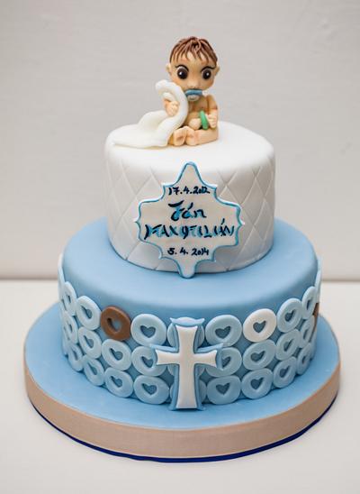 Christening cake - Cake by SweetdreamsbyNika