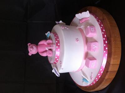 First birthday bear - Cake by Karen