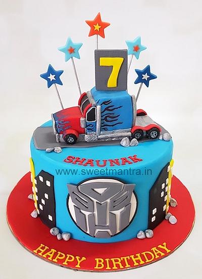 Transformers cake - Cake by Sweet Mantra Homemade Customized Cakes Pune