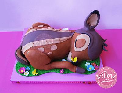 Bambi cake - Cake by Willow cake decorations