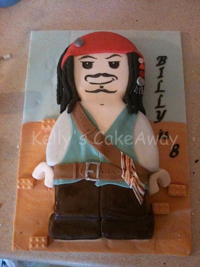 Lego Pirates of the Caribbean  - Cake by KellysCakeAway