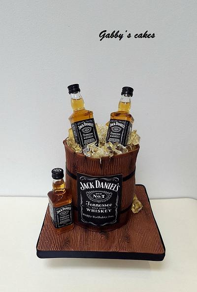 Jack Daniels birthday cake - Cake by Gabby's cakes