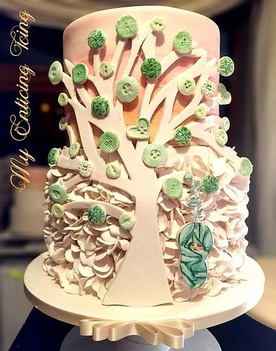 Christening Tree - Cake by My Enticing Icing 