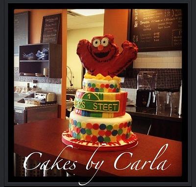 Elmo Cake - Cake by cakesbycarla