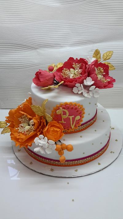 Wedding cake - Cake by sheilavk