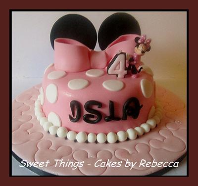 Minnie Mouse - Cake by Sweet Things - Cakes by Rebecca