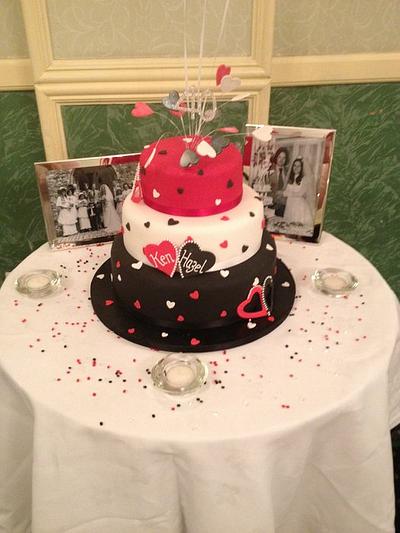 Ruby Anniversary Cake - Cake by Sam