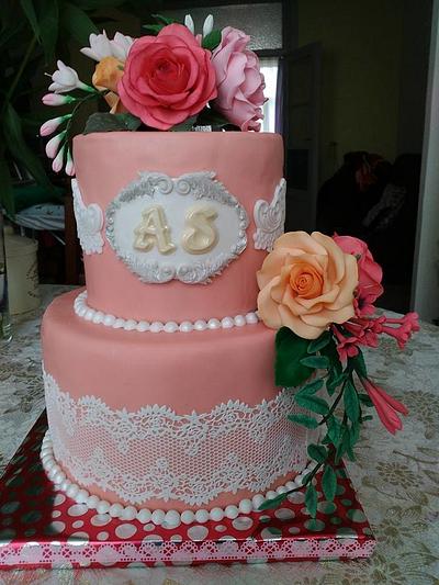 Wedding cake. - Cake by Lyubov