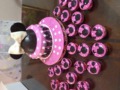 Minnie Mouse Cake - Cake by Angela de Ramos