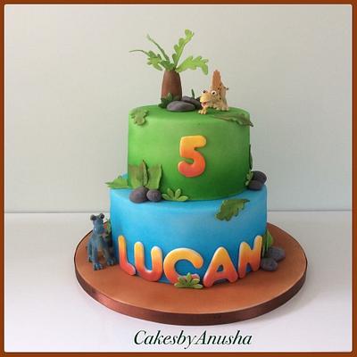 Dinosaur cake. - Cake by CakesbyAnusha