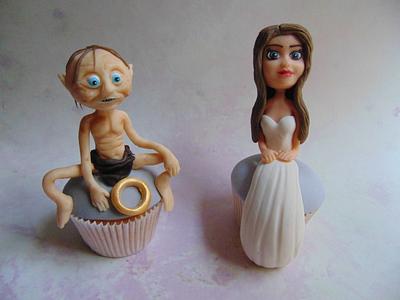 Gollum's engagement! - Cake by For the love of cake (Laylah Moore)