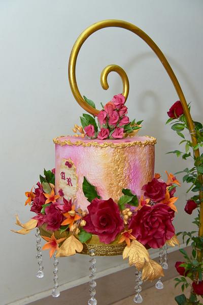 The hanging wedding cake  - Cake by SugarcraftIndia