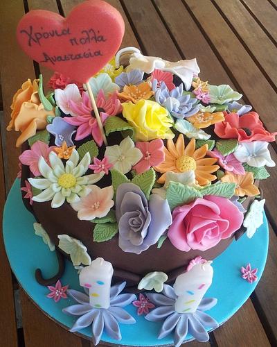 Flower pot - Cake by Cake on Me