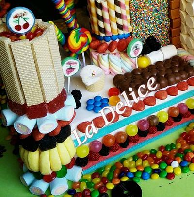 Candy castle land  - Cake by la delice 