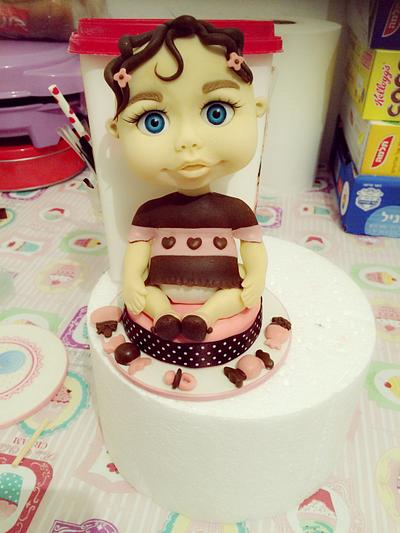 Baby girl  - Cake by revital issaschar