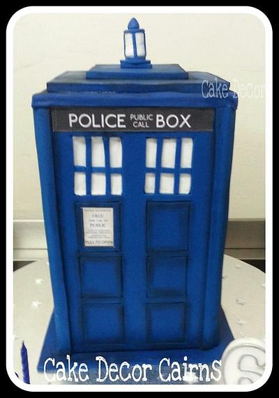 Doctor Who : TARDIS - Cake by Cake Decor in Cairns
