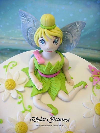 MY FIRST TINKERBELL FIGURINE - Cake by Silvia Caballero