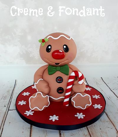 Gingerbread Man - Cake by Creme & Fondant