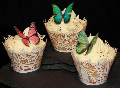 Butterfly cupcakes - Cake by mitch357