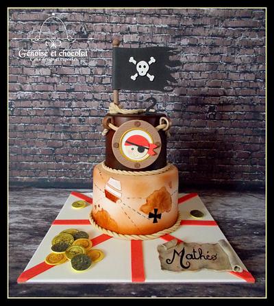 Pirate cake - Cake by Génoise et chocolat